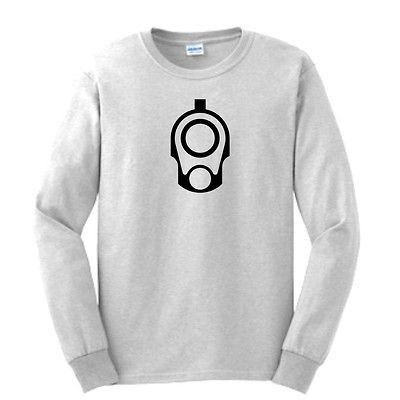 1911 Colt 45 Muzzle LONG Sleeve T shirt Pistol Firearm Tee Gun 