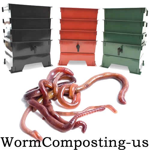 NEW WORM FACTORY GARDEN COMPOST BIN 7 TRAY   WORM FARM