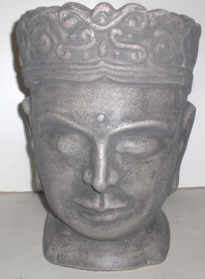 Concrete Fiberglass Latex Mold Buddha Head Statue