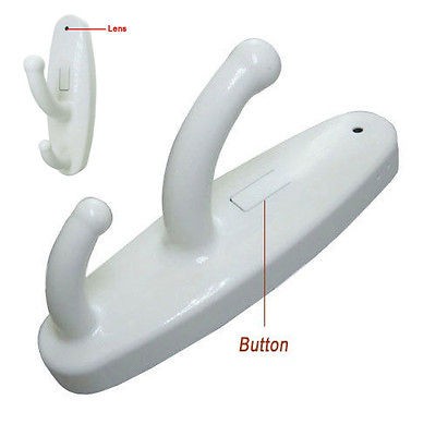   Safety Hidden Spy Motion Detection Clothes Hook Convert Nanny Camera