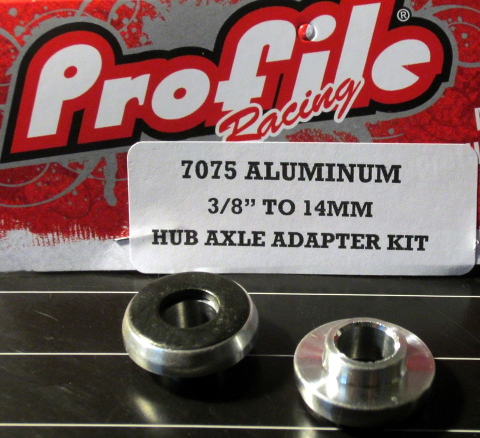   for 3/8 to 14 mm Axle conversion washers used for BMX (pair