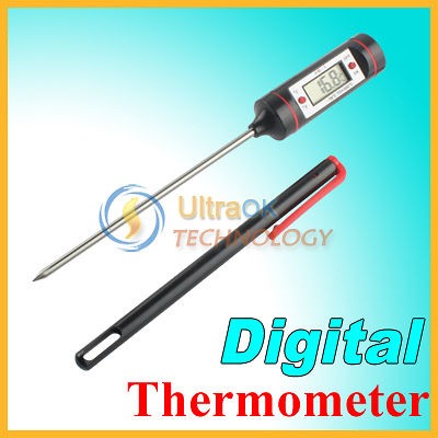 Kitchen BBQ Digital Cooking Food Meat Probe Heat Tester Thermometer 