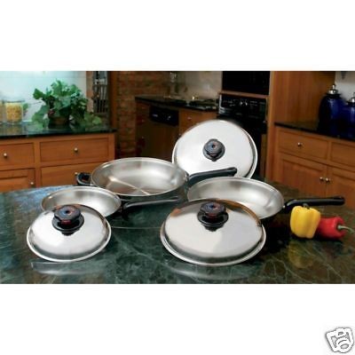 Wyndham House 12pc Stainless Steel Cookware Set with Lifetime Warranty