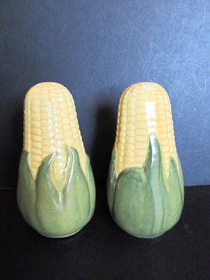 Vintage Shawnee King Corn Tall Salt & Pepper Set