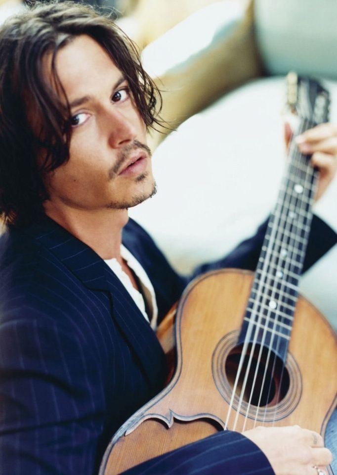 JOHNNY DEPP GUITAR A3 POSTER PRINT HAL420