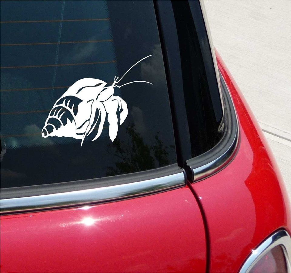 HERMIT CRAB CRABS PET GRAPHIC DECAL STICKER VINYL CAR WALL