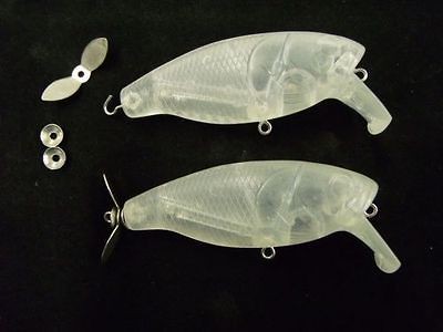 unpainted lures in Crankbaits