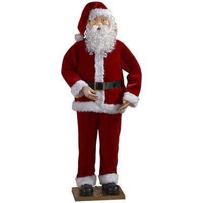 Life Size Santa Claus Animated Dancing Singing Christmas NEW