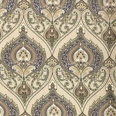 damask fabric black