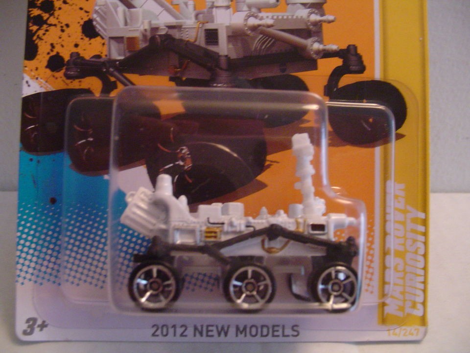 HOT WHEELS 2012 NASA JPL MARS ROVER CURIOSITY CAR HW PREMIERE 14/50