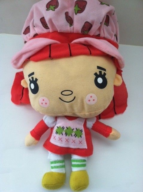 Strawberry Shortcake Plush Doll Stuffed Animal 13 2008