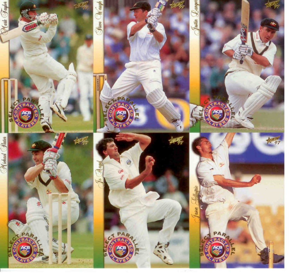 1997/98 Select Cricket CA Contract Players Parallel Set (22)