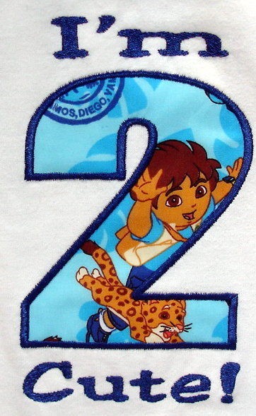 GO DIEGO CUSTOM BIRTHDAY PERSONALIZED SHORT SLEEVE TEE SHIRT ALL SIZES