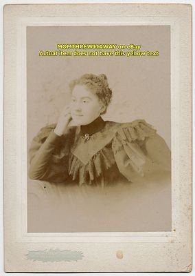 Old Cabinet Photo Unknown Woman Scranton Pennsylvania