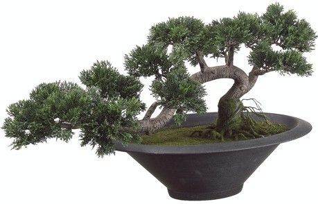 16X25 ARTIFICIAL BONSAI TREE PLANT TOPIARY ARRANGEMENT BUSH OUTDOOR 