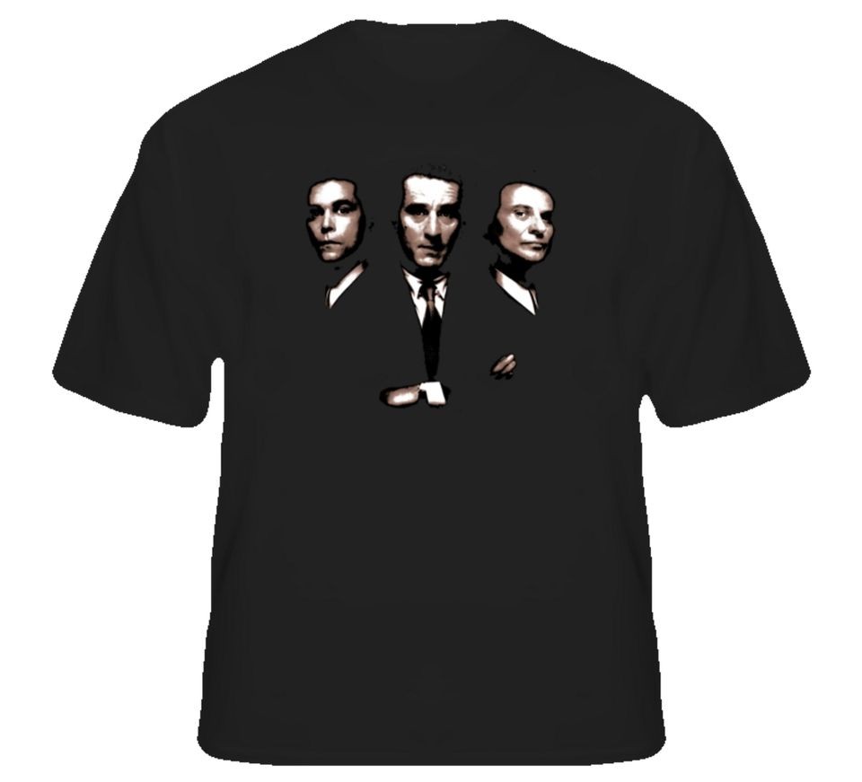 Goodfellas gangster film De Niro Liotta Pesci classic movie t shirt
