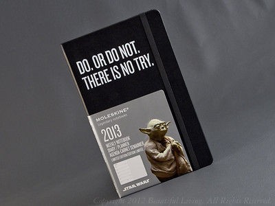   2013 Star Wars 12 Month Ltd Ed Large Weekly Planner Agenda 5 X 8¼