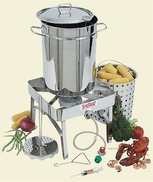 32 Quart Stainless Steel Propane Turkey Fryer Kit