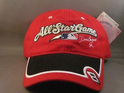 DALE EARNHARDT JR #8 BUDWEISER MLB ALL STAR GAME HAT VELCRO FASTENER 