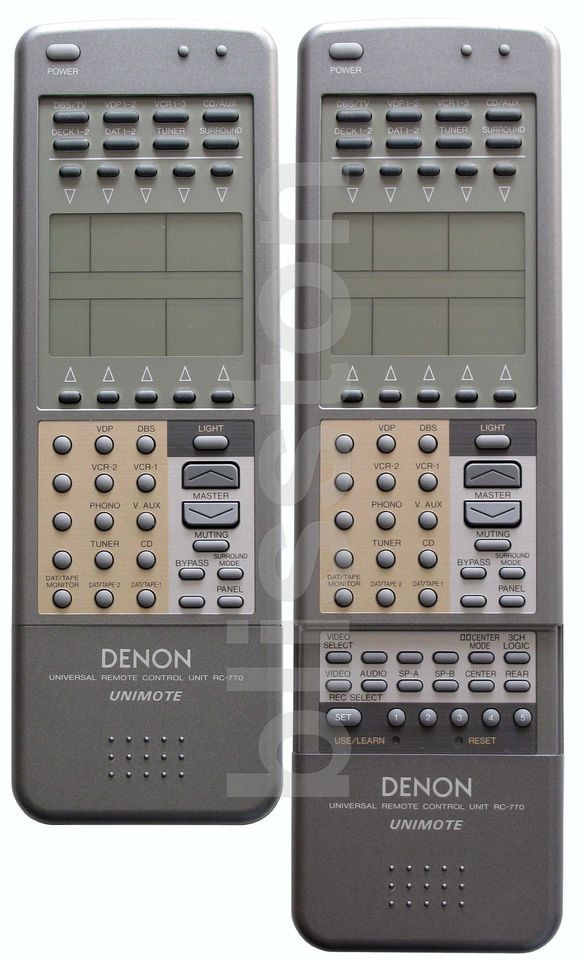 Denon RC 770 DRA 1035R Receiver Amplifier Remote Control with Box 