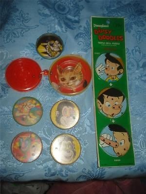 LOT OF 8 VINTAGE DEXTERITY PUZZLES 1 DISNEY DIPSY DOODLE PINOCHHIO