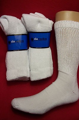 12 pr Dr Scholls Cushion Diabetic Socks, 10 13 White, New