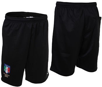 Black Diadora Mens Referee Football Shorts   147193 00320