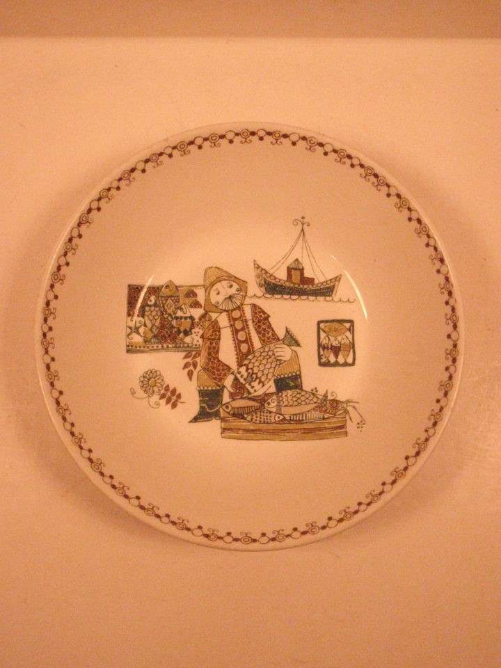   Flint Market Coupe Soup Cereal Bowl Turi Design Fisherman Norway