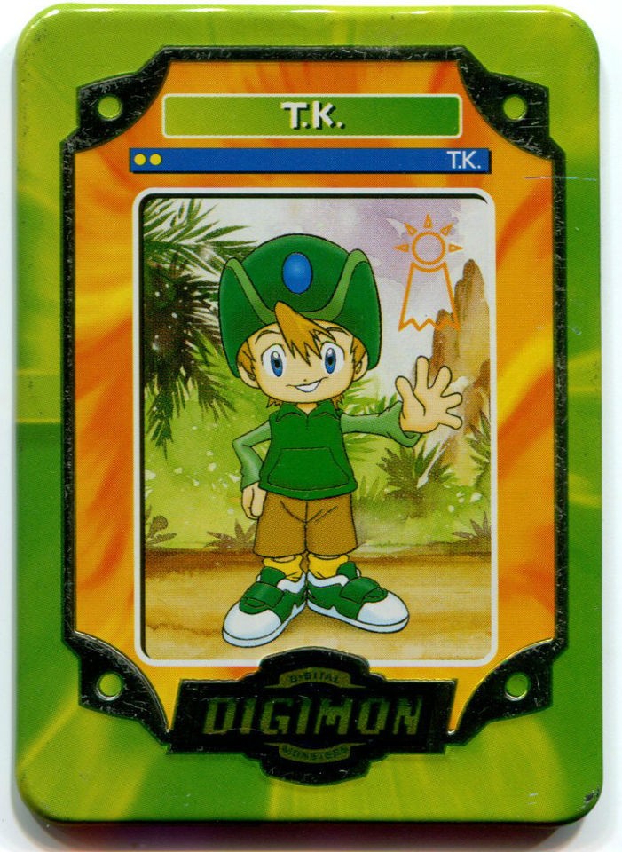 TACO BELL METAL DIGIMON CARD T.K.  Very Nice