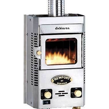 Boat Marine Newport Propane Heater Fireplace Viewing Window Stainless 