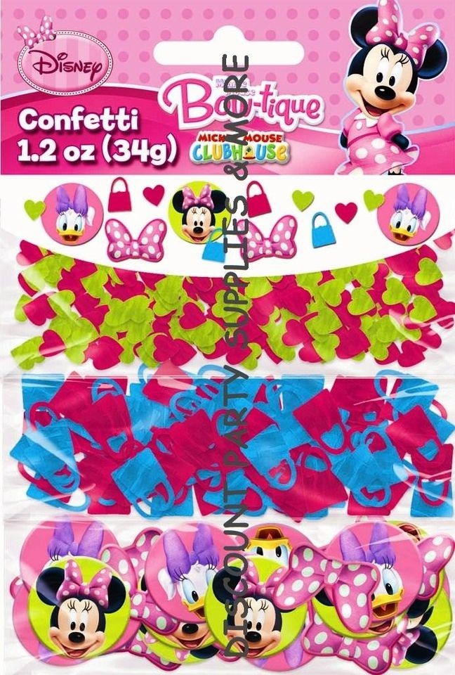 Disney Minnie Mouse and Daisy Duck Party Confetti Decorations