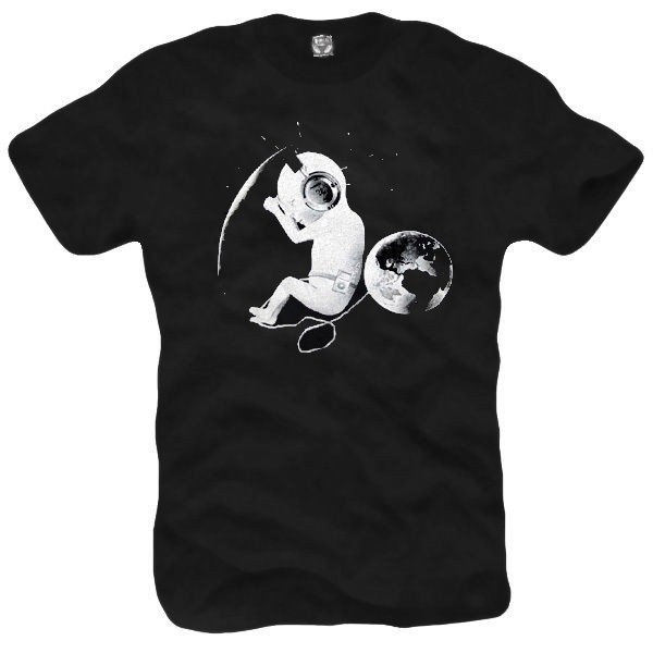 Music Lover Space Baby  player headphones DJ t shirt S M L