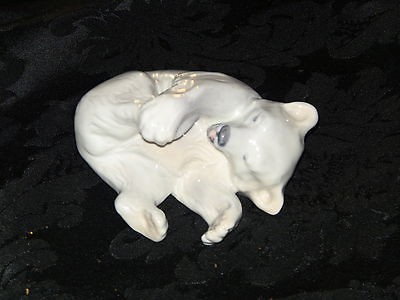 Newly listed RC figurine #729, Knud Kyhn, playful polar bear cub, 1st 