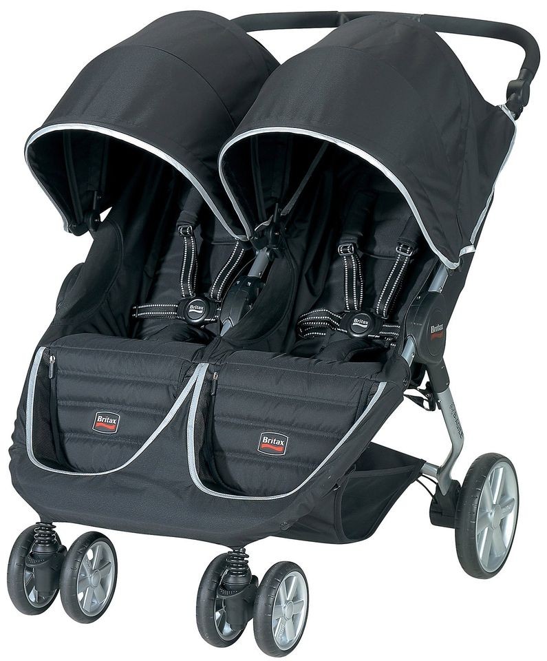 Britax B Agile Double Stroller   Black   Brand New 