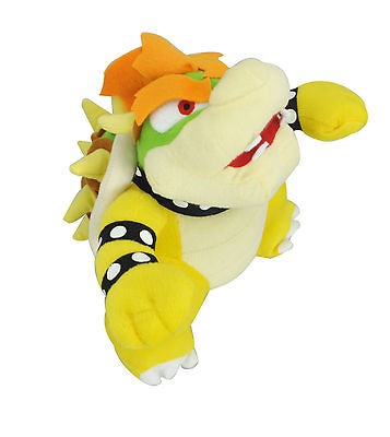 Rare Super Mario Bros Brothers King Koopa Bowser 10 inch Plush Toy