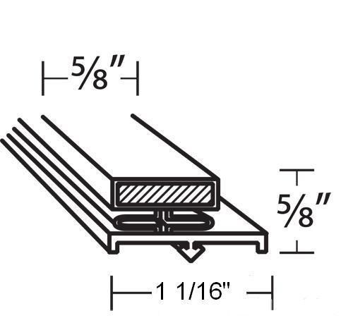 Gasket, Refrigerator Freezer walk in fits Norlake 25306