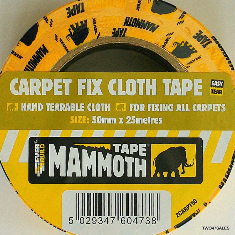 50mm Heavy Duty Double Sided Carpet Adhesive Cloth Tape