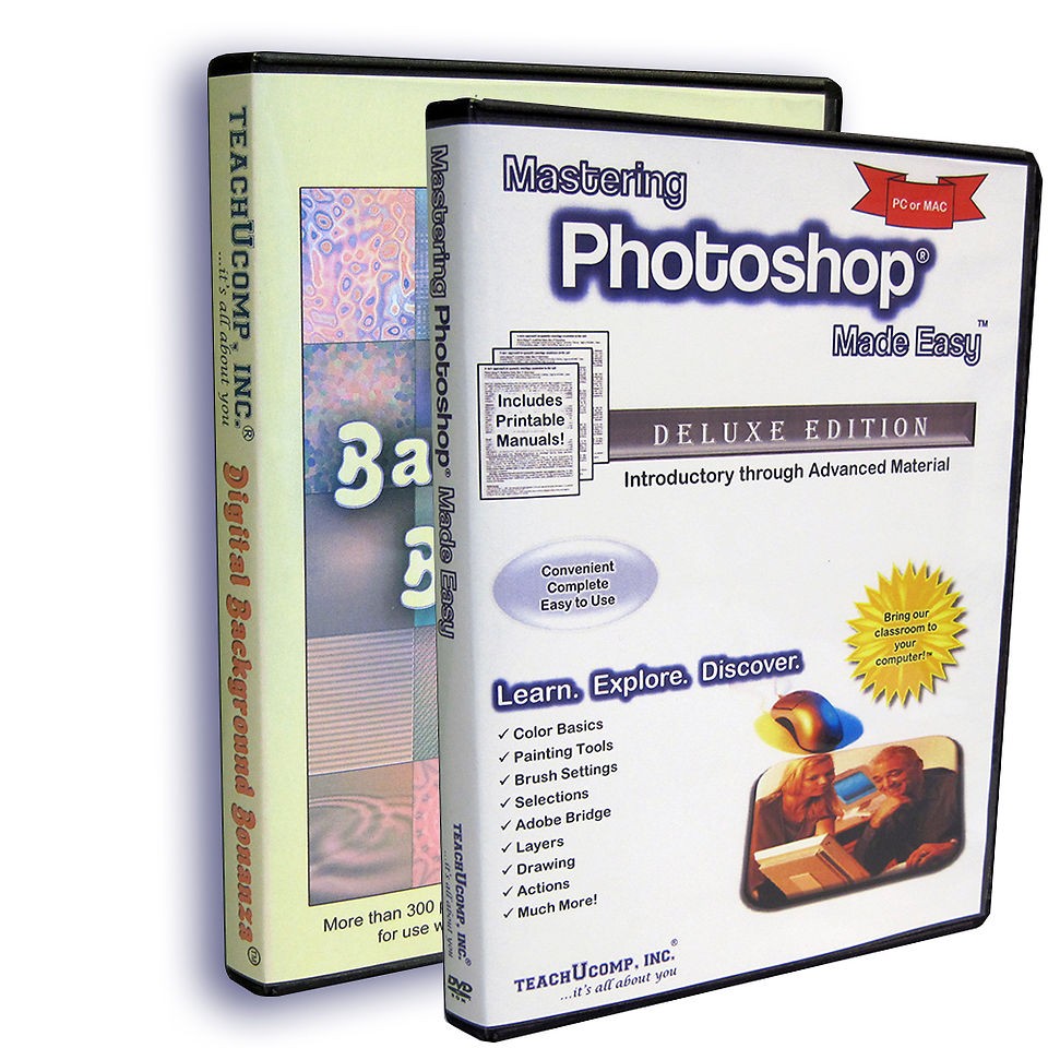 NIB Learn PHOTOSHOP CS6 CS5 CS4 Training Tutorial & DIGITAL 