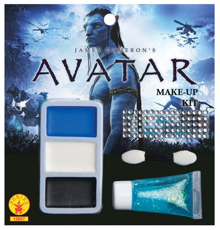   Navi Makeup Kit Movie Blue Alien Dress Up Halloween Costume Accessory