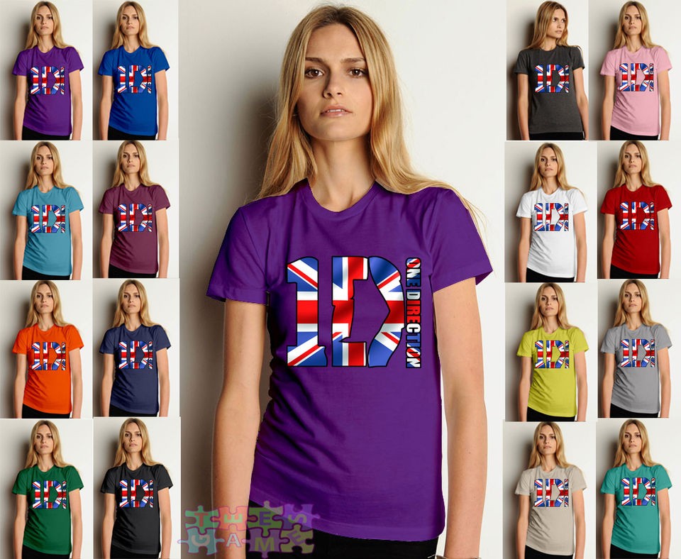 one direction ladies tshirt i love harry louis niall zayn liam 1d 