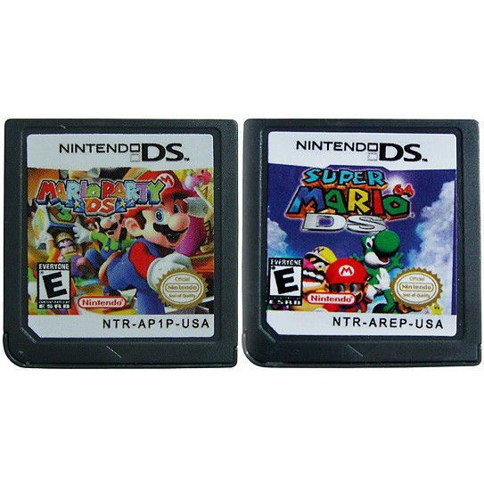 Great Mario Party + Mario 64 Nintendo For DS NDS NDSL DSi XL 3DS 