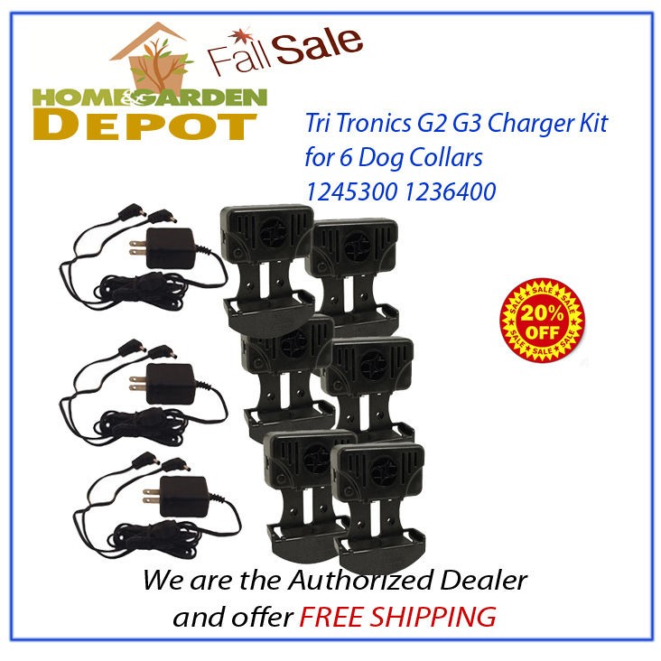Tri Tronics G2 G3 Charger Kit for 6 Dog Collars 1245300 1236400
