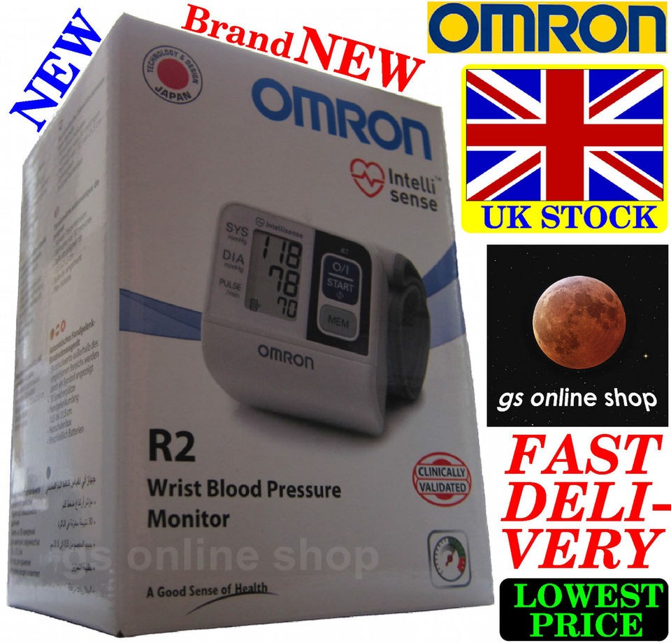   R2 INTELLISENSE WRIST BLOOD PRESSURE MONITOR (TWO BATTERIES INCLUDED