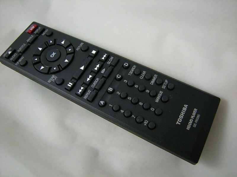 Toshiba HD DVD Player Remote Control SE R0285