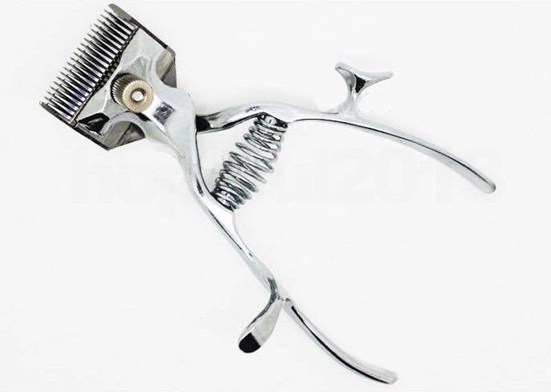 Hand Operated Hair Trimming Clipper haircut Hairdressing Barbar Hand 