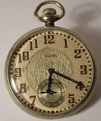 ANTIQUE 1924 ELGIN 15 JEWELS POCKET WATCH