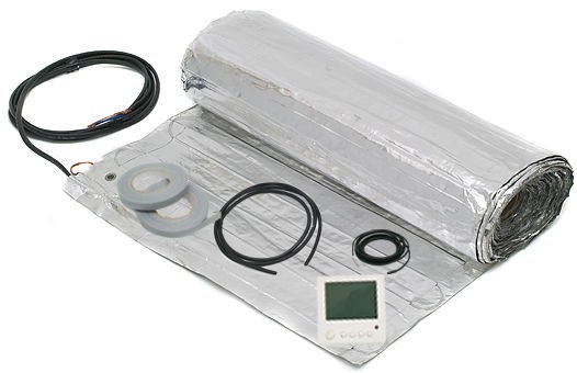 Electric Underfloor Heating under wood kit 140w per m² All Sizes in 