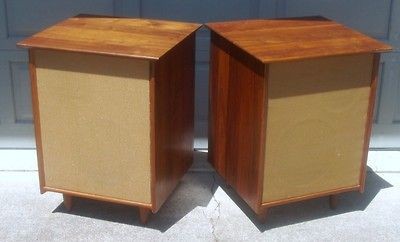 RARE 1963 Electro Voice Speaker End Tables  LS12, LS8, TW35  Mid 