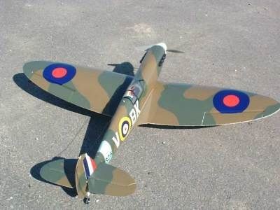 Electric 1/6 Scale Spitfire Plans, Templates, Instructions