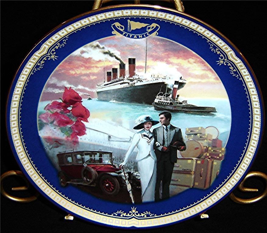  OF THE OCEAN Traveling in Style BRADFORD EXCHANGE COLLECTION PLATE